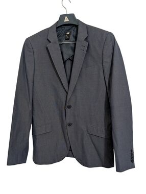 H&M Suit Jacket Blazer Blue Green Men's 40R